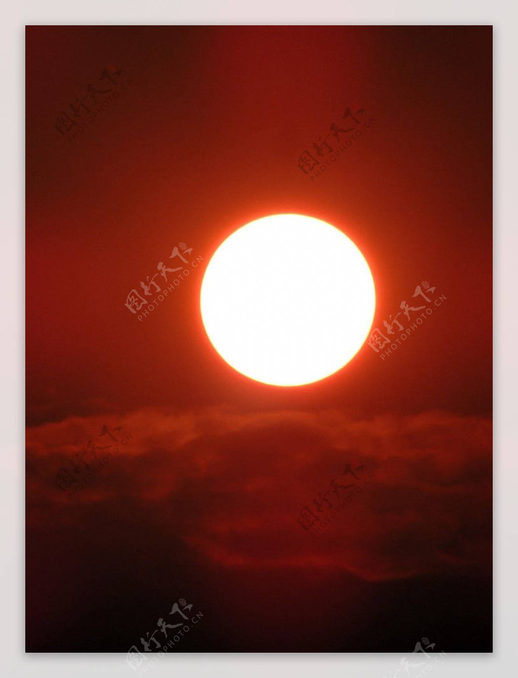 火红太阳图片