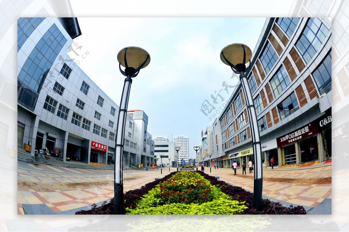 邯郸稽山商步街街景图片
