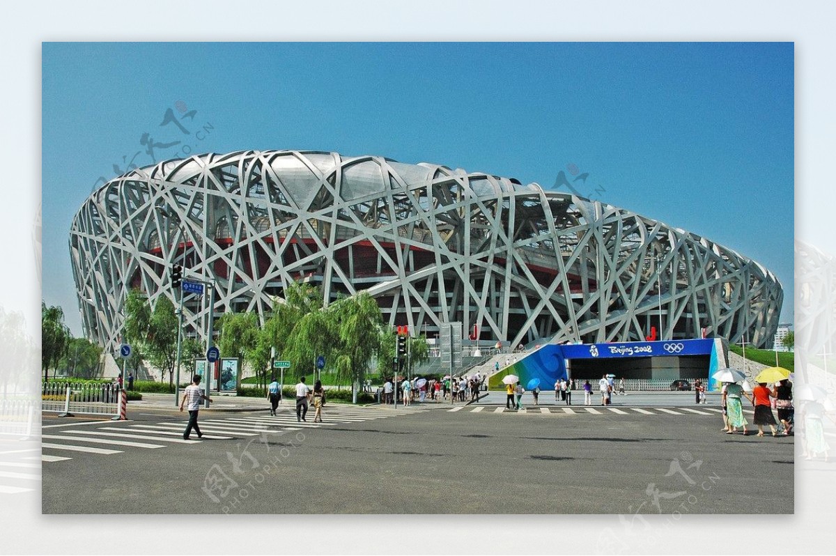 北京鸟巢体育场图片