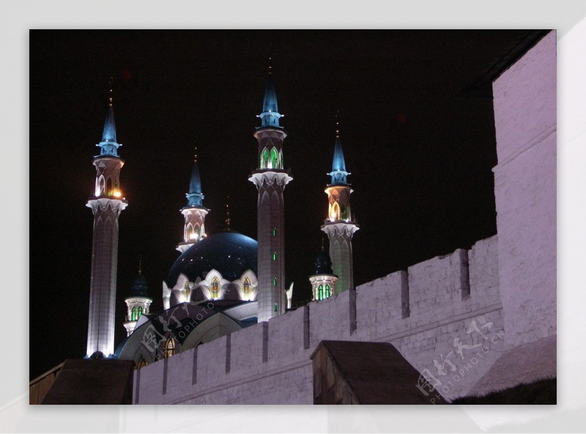 俄罗斯喀山清真寺图片