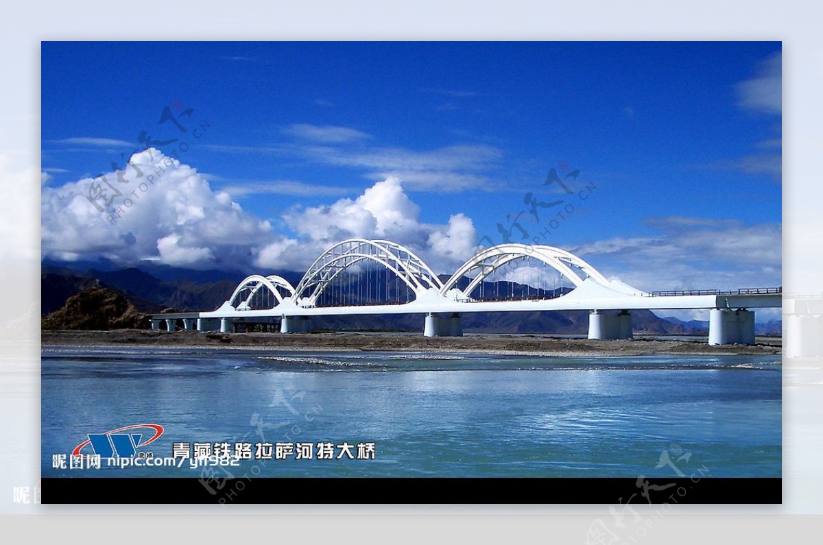 拉萨河大桥图片