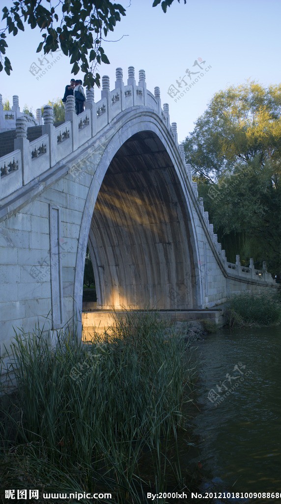 颐和园玉带桥图片