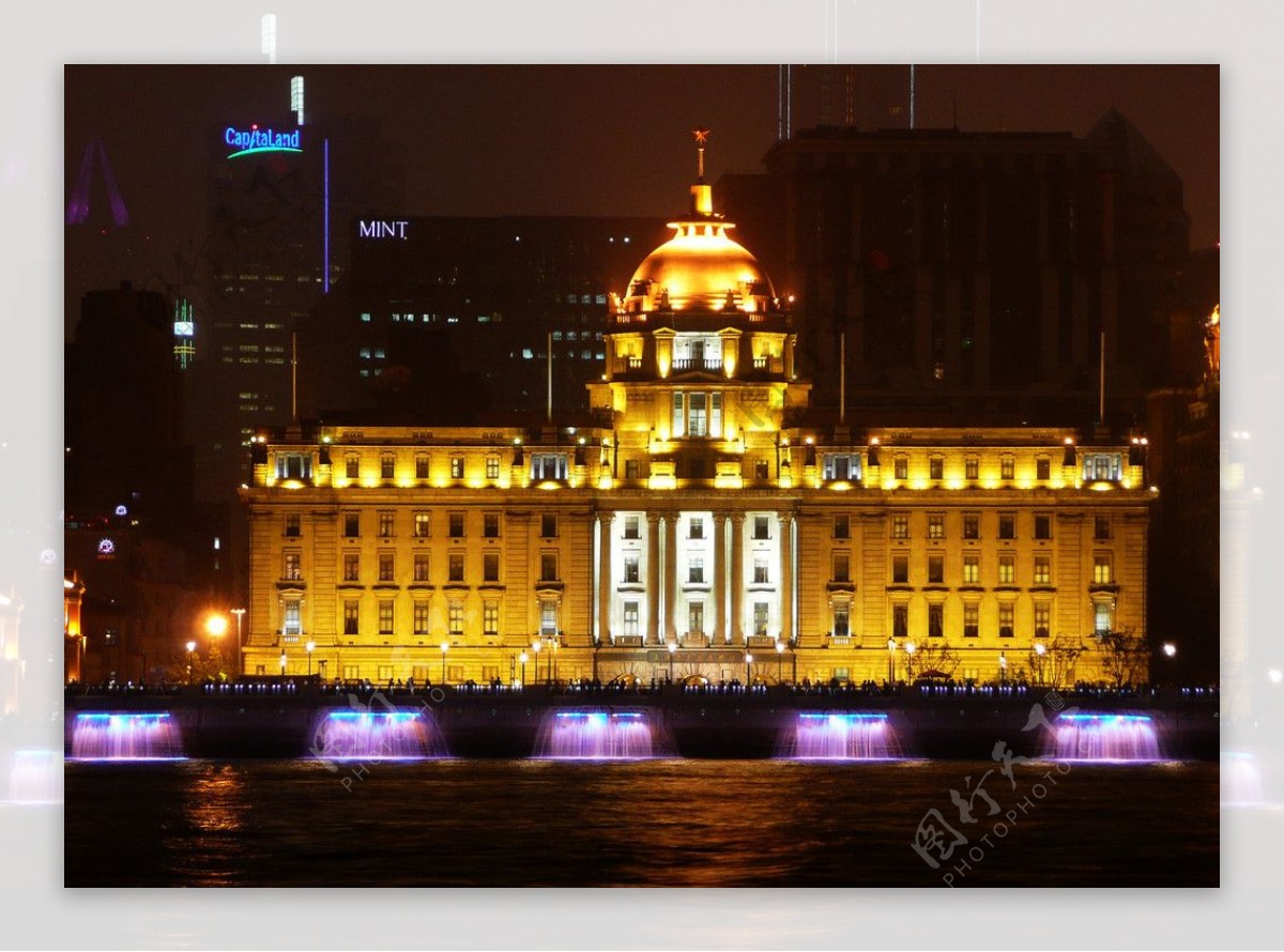 上海外滩汇丰银行大楼图片