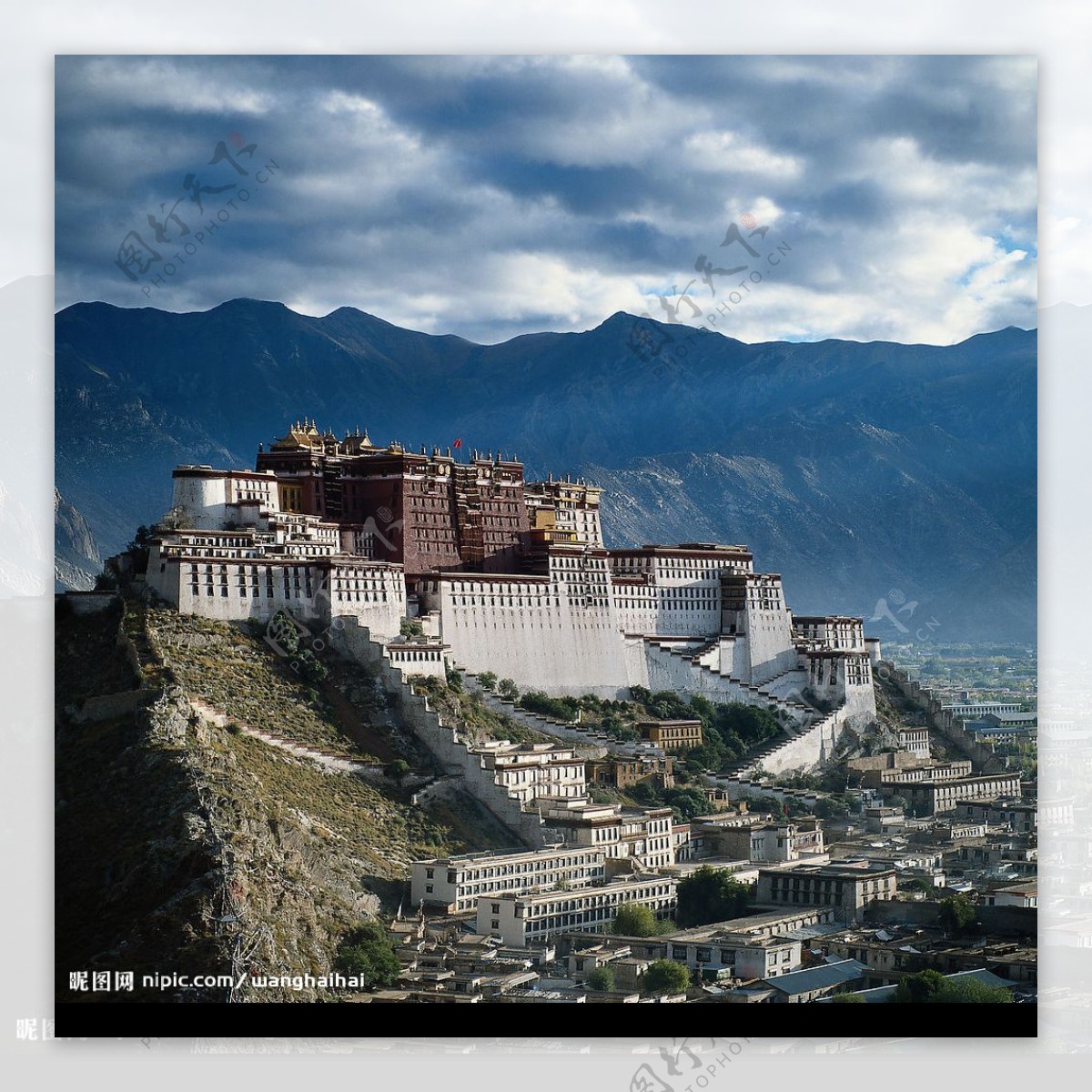 西藏城市素材布达拉宫图片