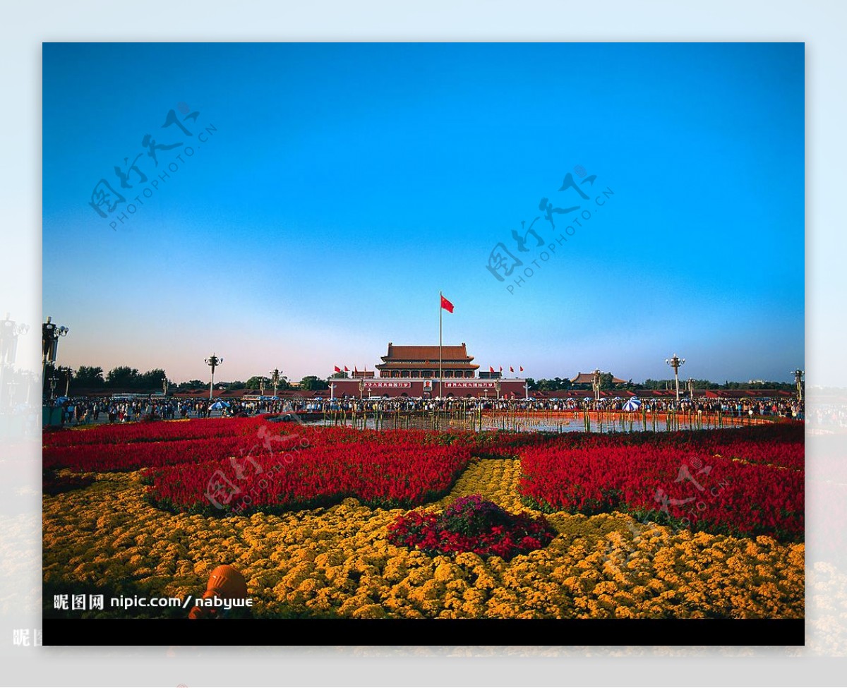 国旗天安门中国建筑图片