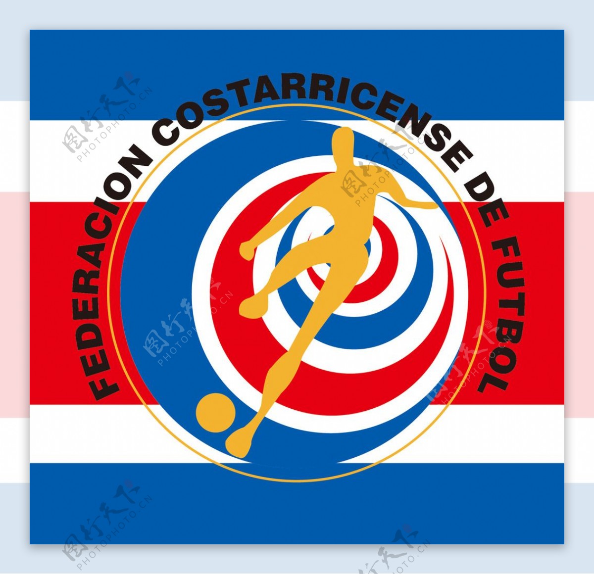 哥斯达黎加队标志图片