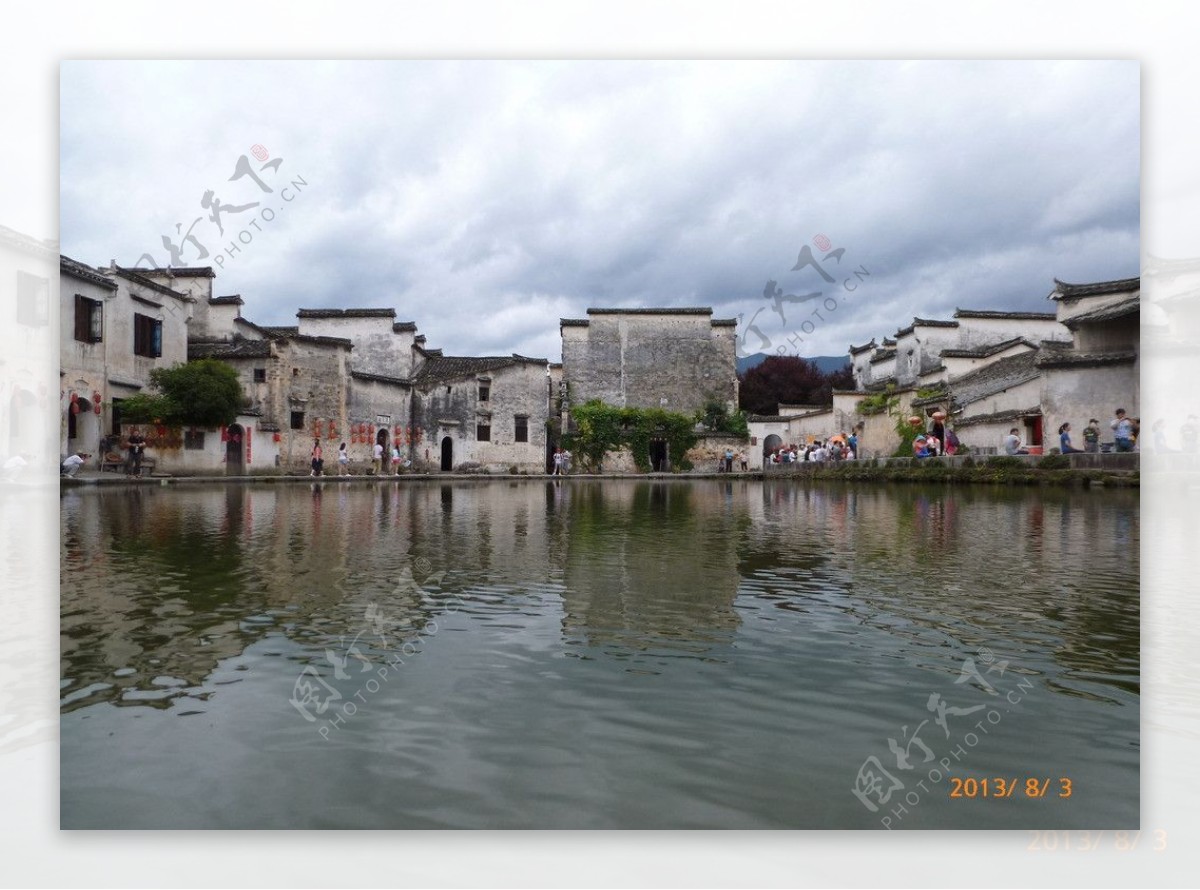 黄山宏村一景图片