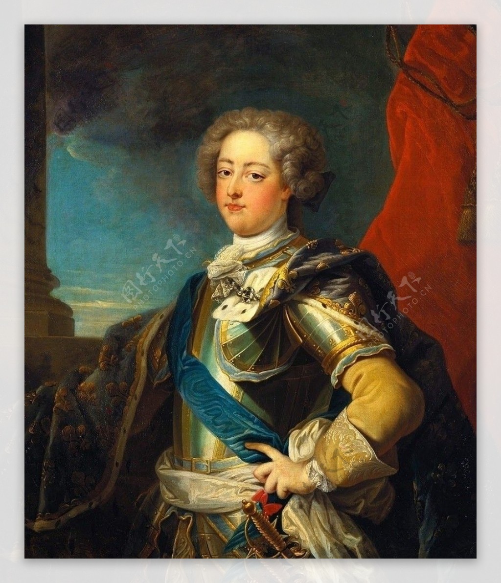 法国国王路易十五图片