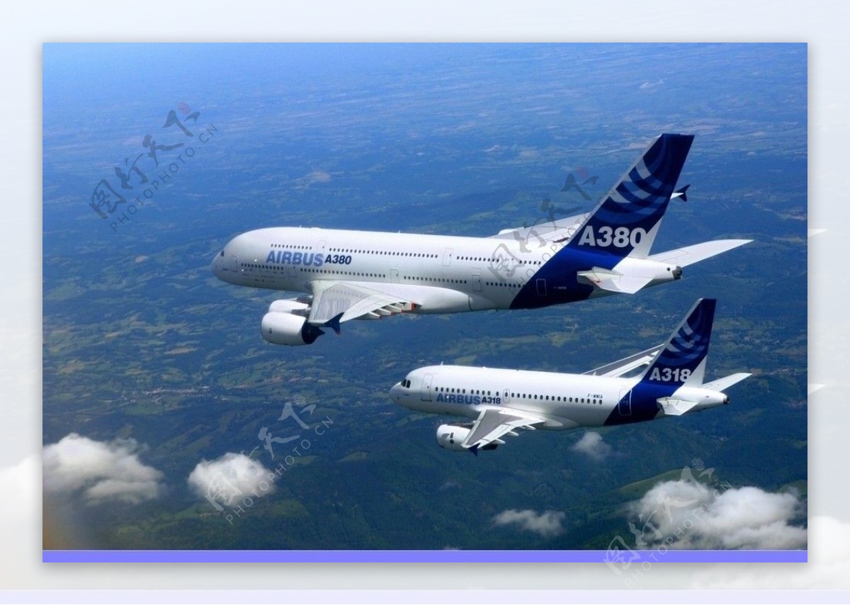 空客A380超大型客机图片