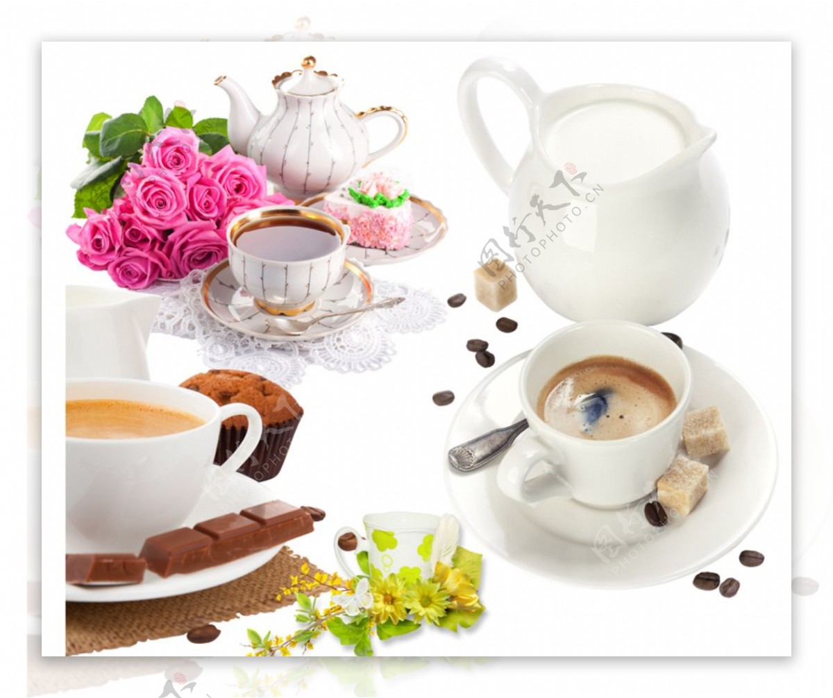 茶杯茶壶素材图片
