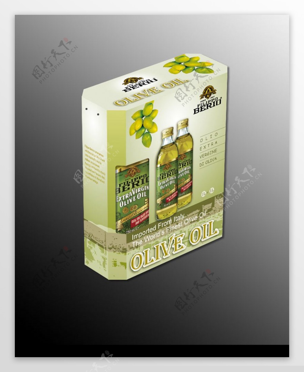 橄榄油包装设计图片