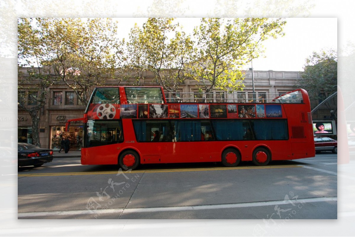 观光巴士图片