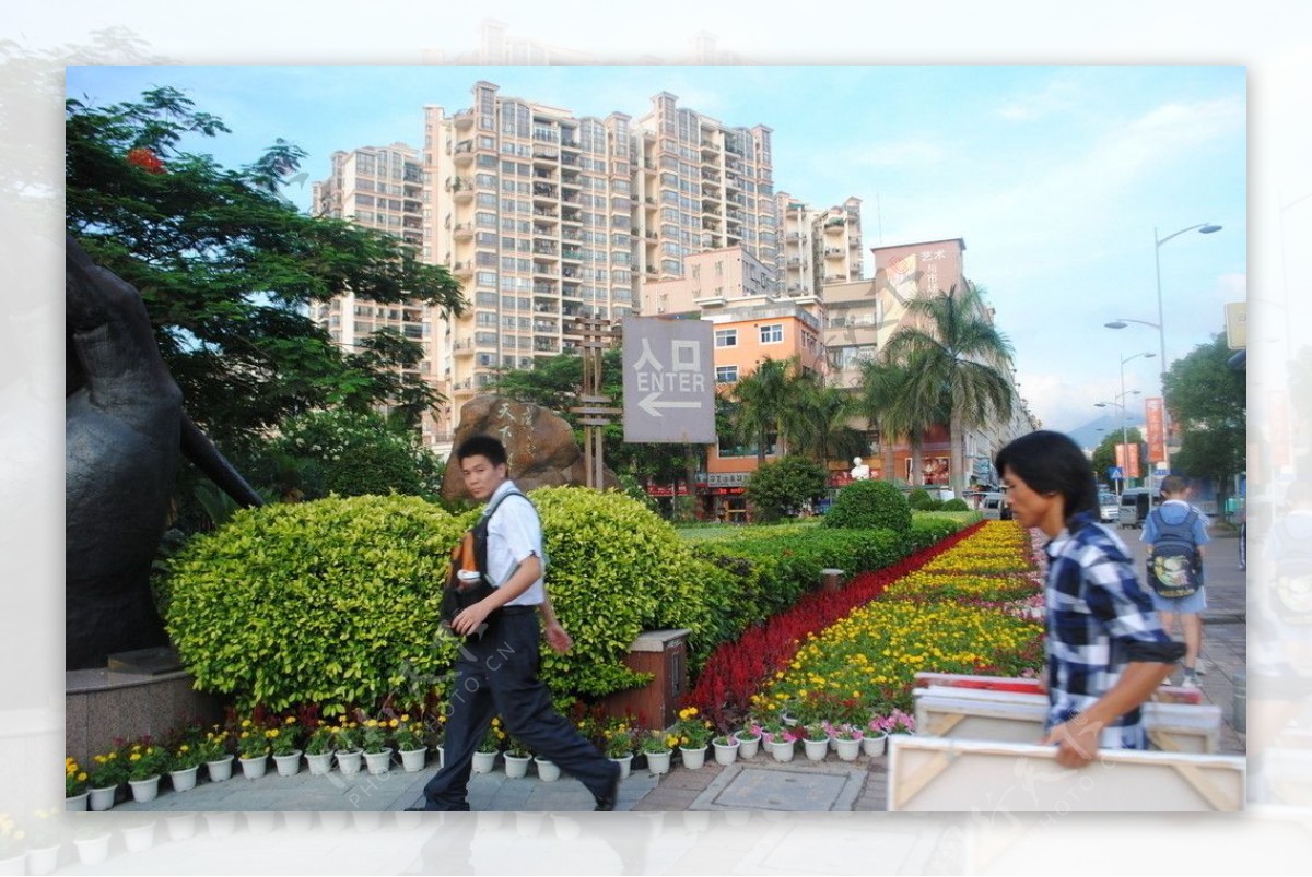 深圳大芬油画村文博会景色图片