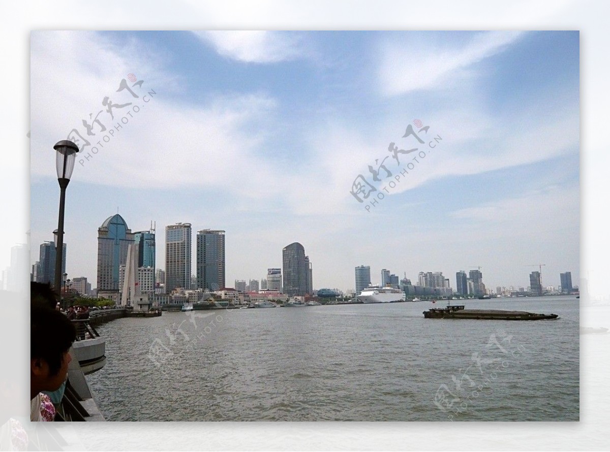 上海外滩黄浦江岸景图片