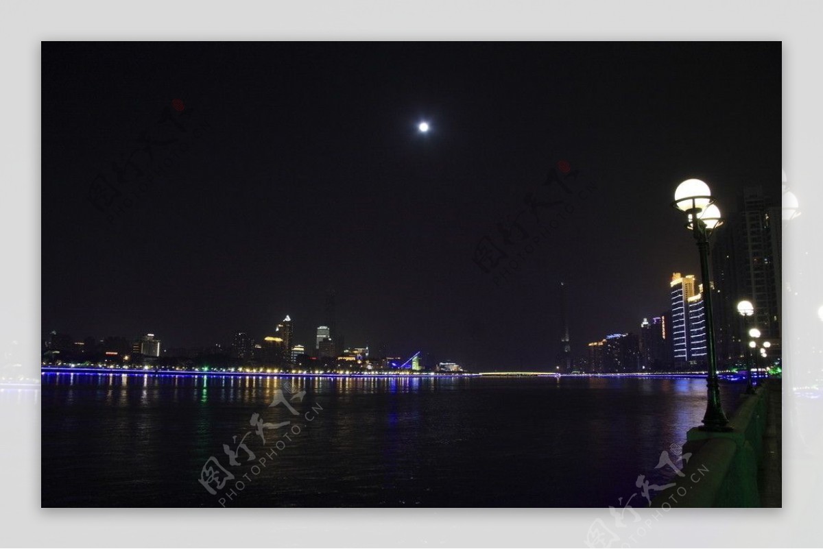 广州二沙岛夜景图片