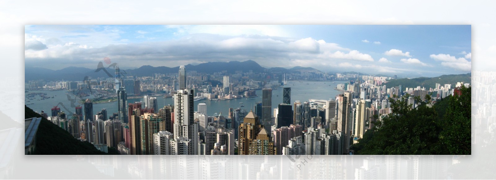 香港维多利亚港日景图片