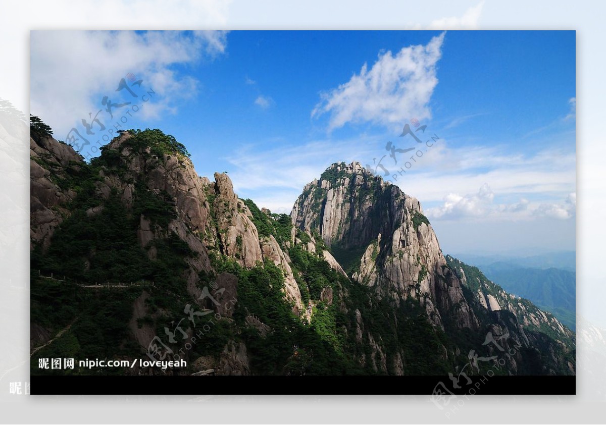 黄山天都玉屏图片