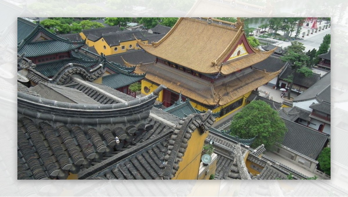 俯瞰金山寺图片