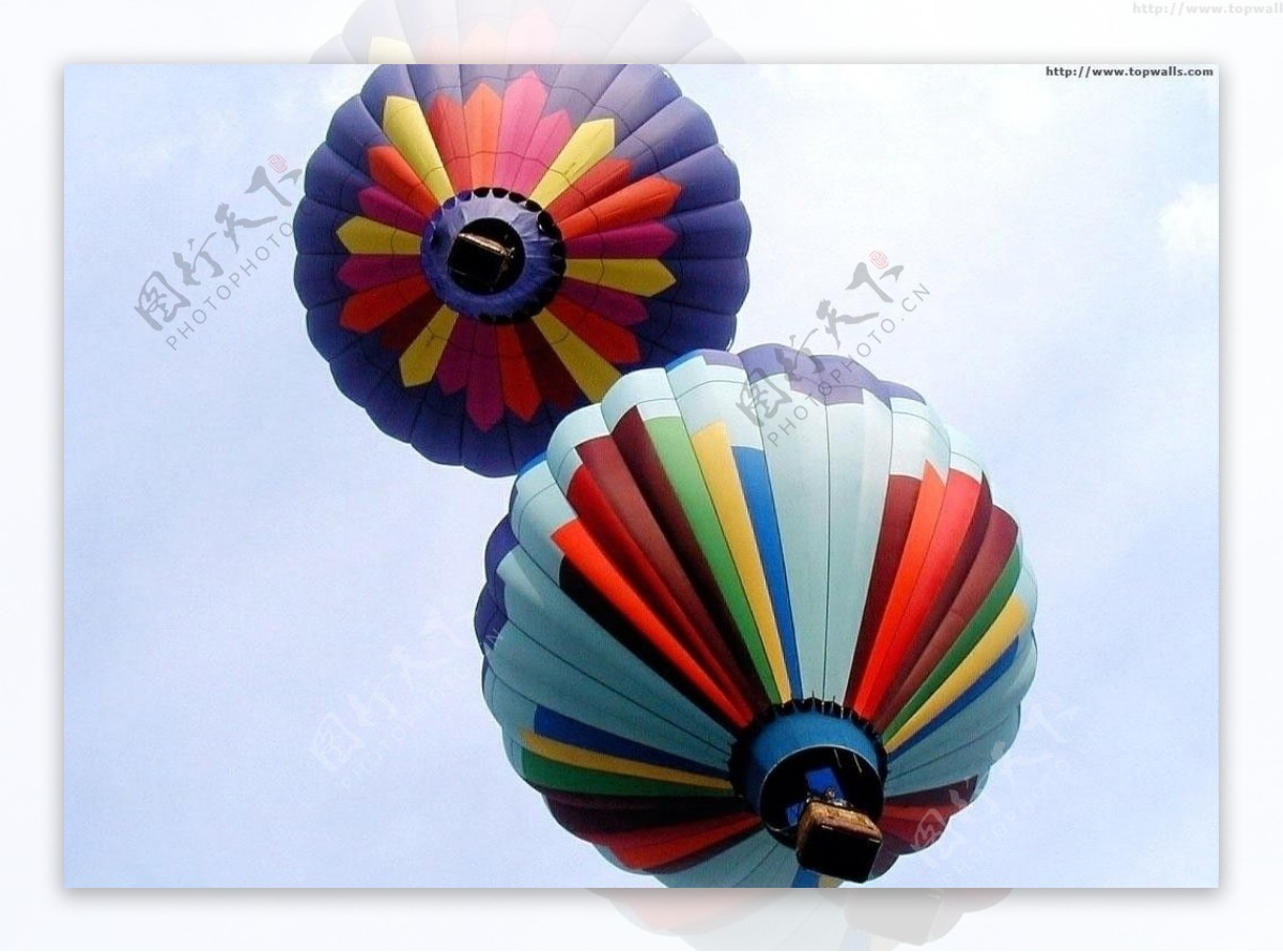 熱氣球图片