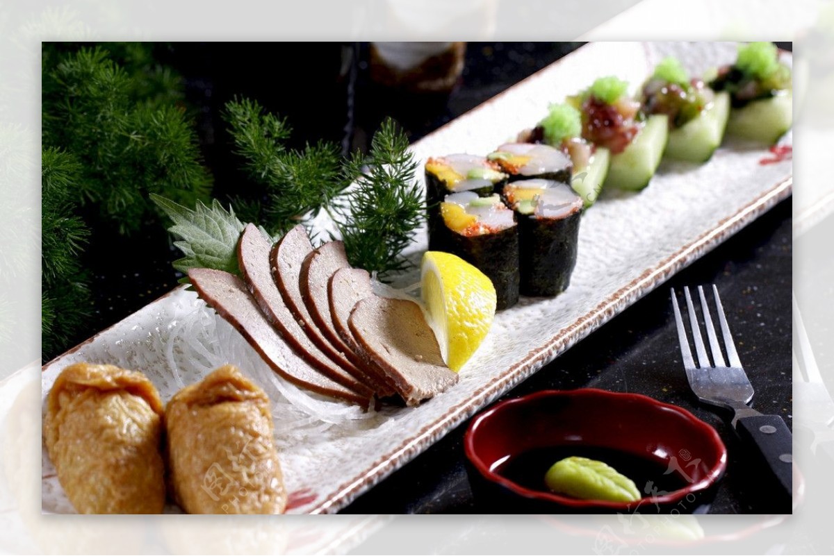 日式小食拼盘图片