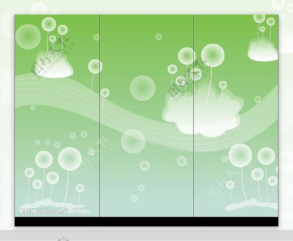绿泡泡线图片