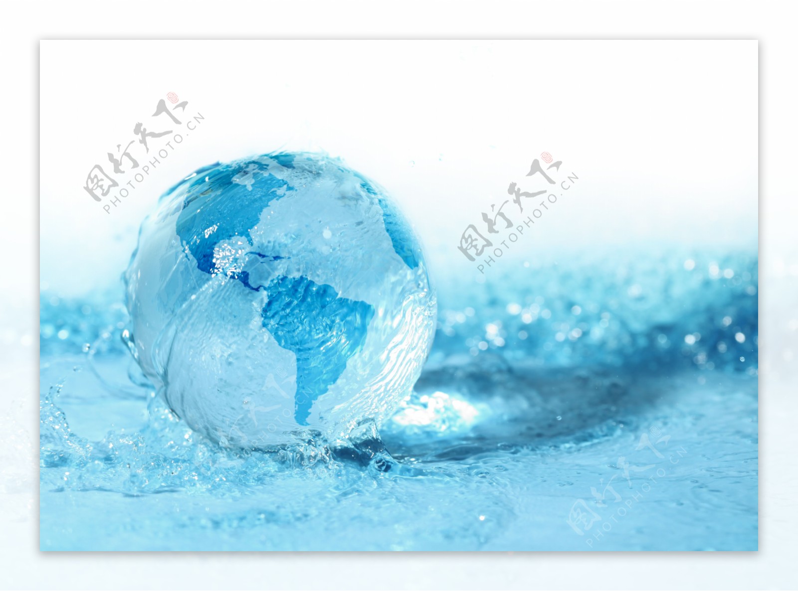 冰水地球图片