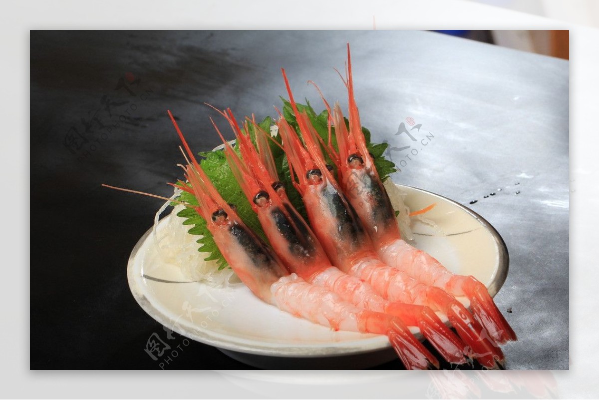 日本刺身拼盘美食素材图片