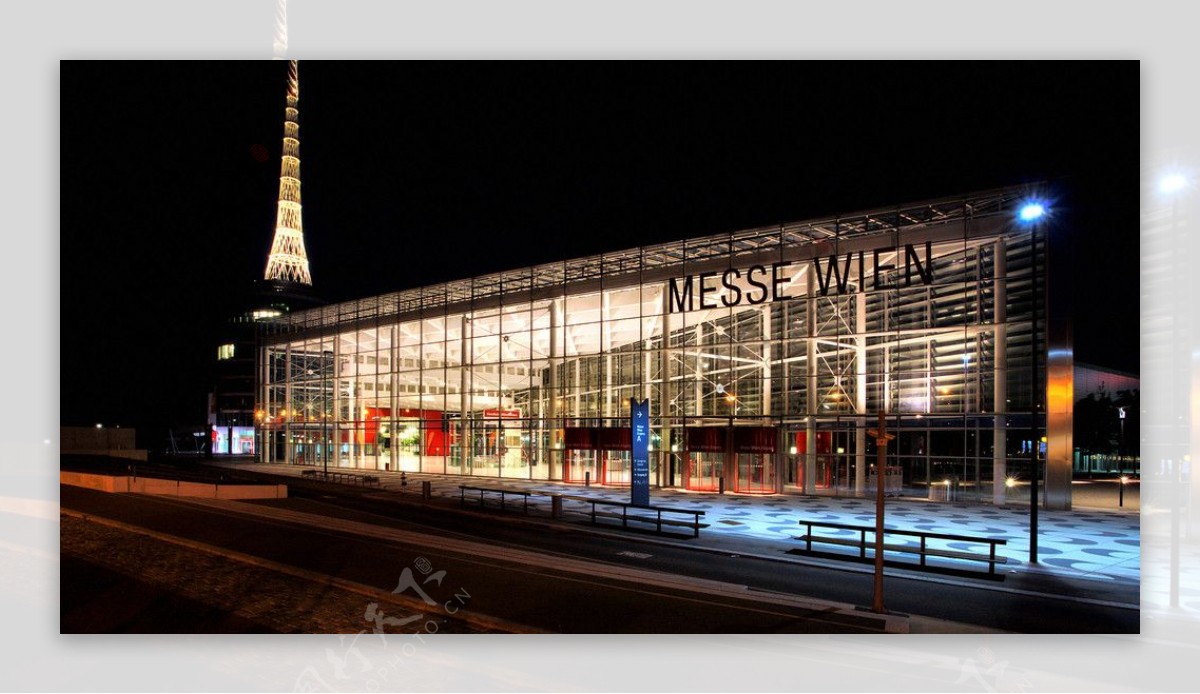 风景名胜建筑景观旅游印记维也纳展览中心维也纳展览中心图片