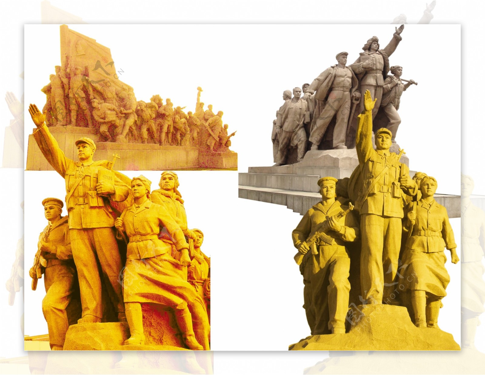 毛主席纪念堂雕塑图片