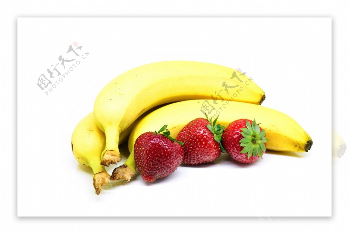 香蕉草莓图片