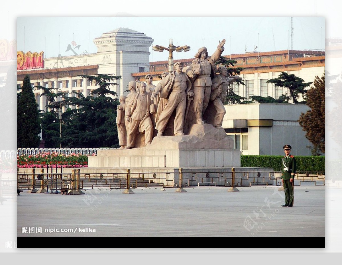 天安门广场雕塑图片
