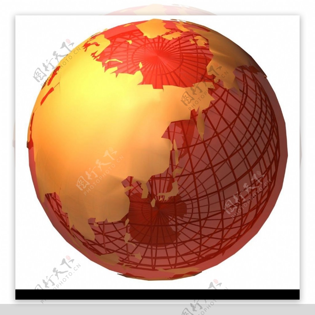 红色地球背景图片
