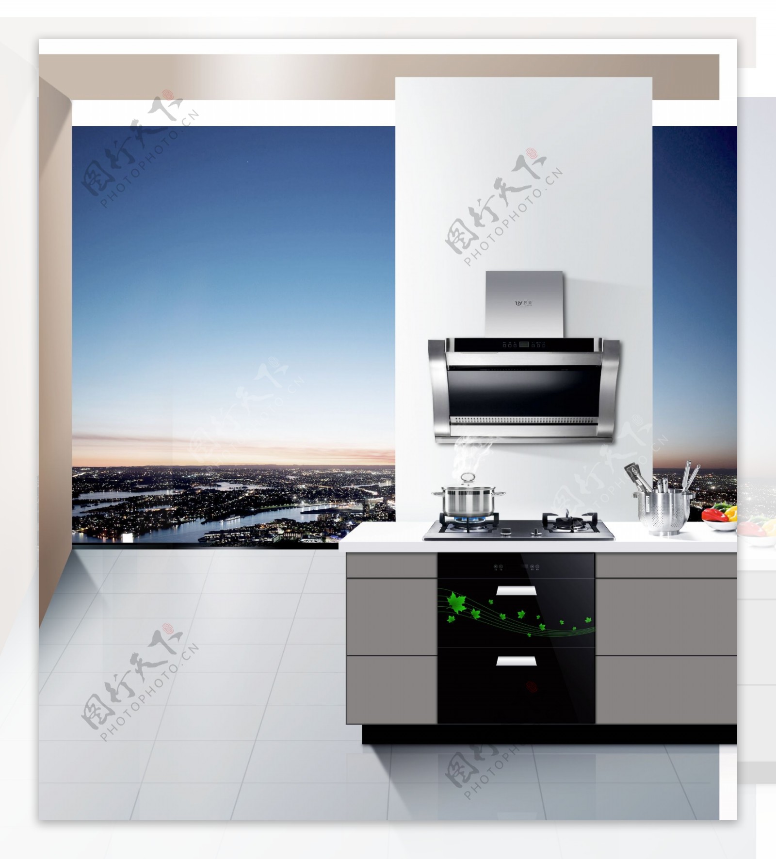 厨房电器广告图片