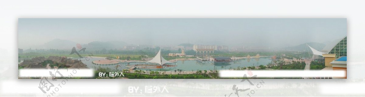 中国死海全景图片