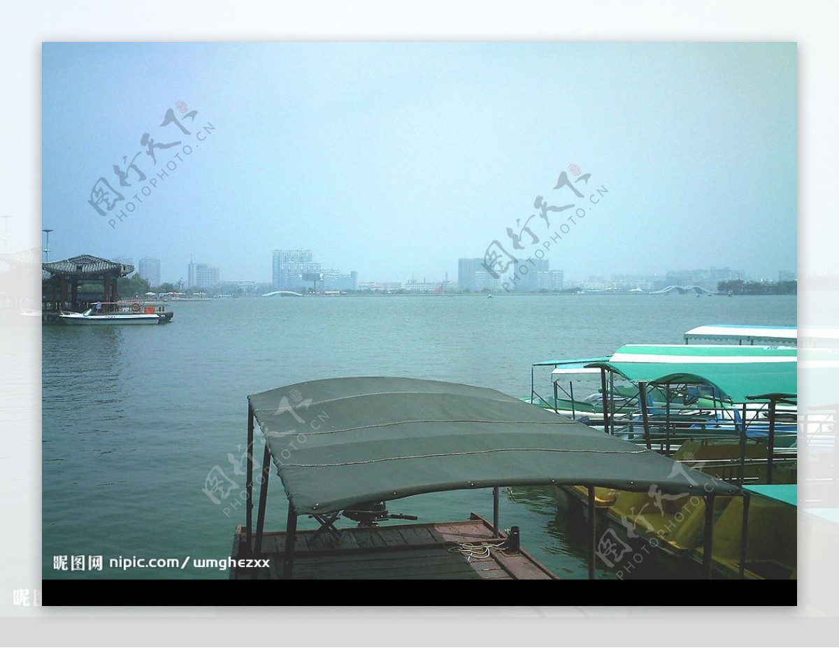 东昌湖景色图片