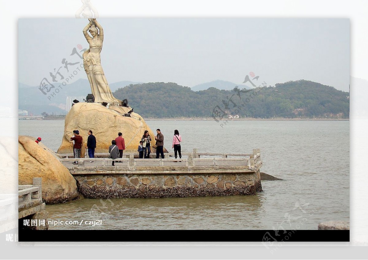 渔女雕像图片