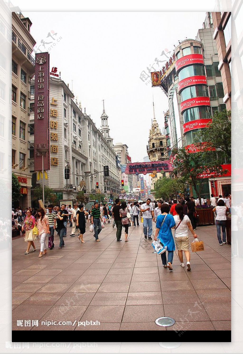 上海南京路步行街3图片