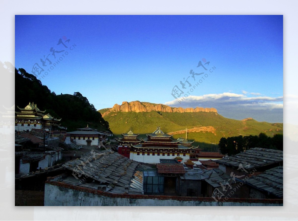 甘南郎木寺风光图片