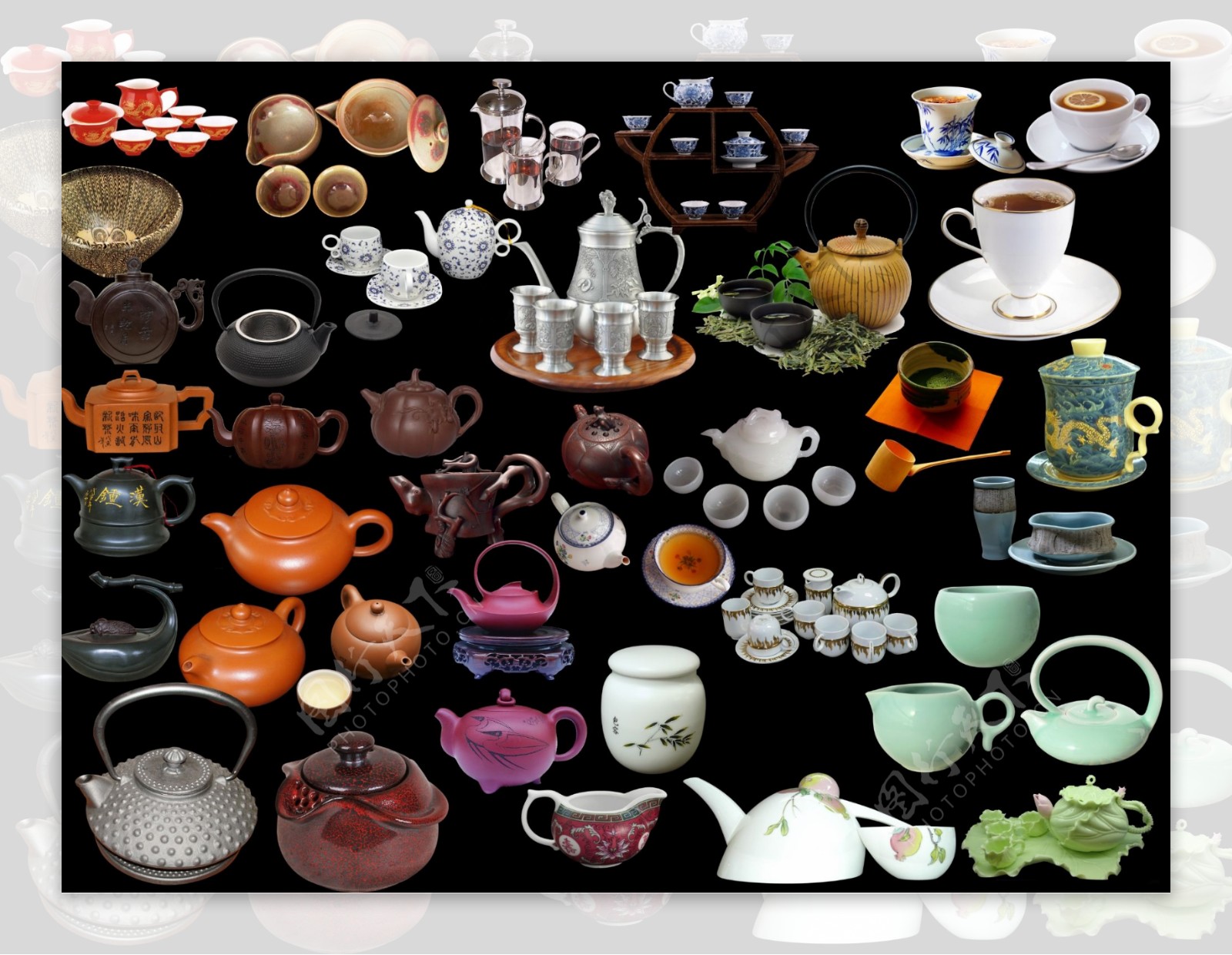 茶杯茶壶图片