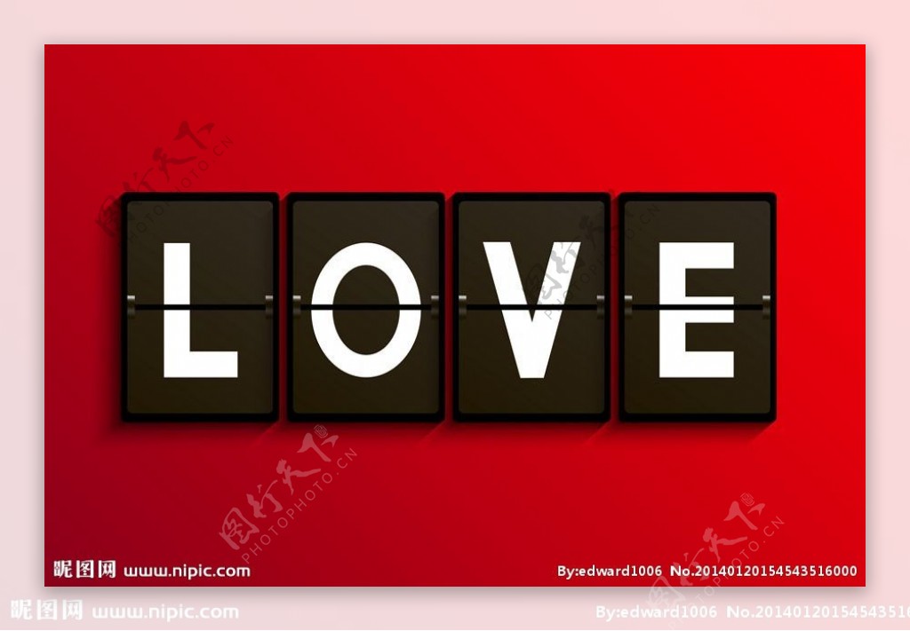 LOVE字母设计图片