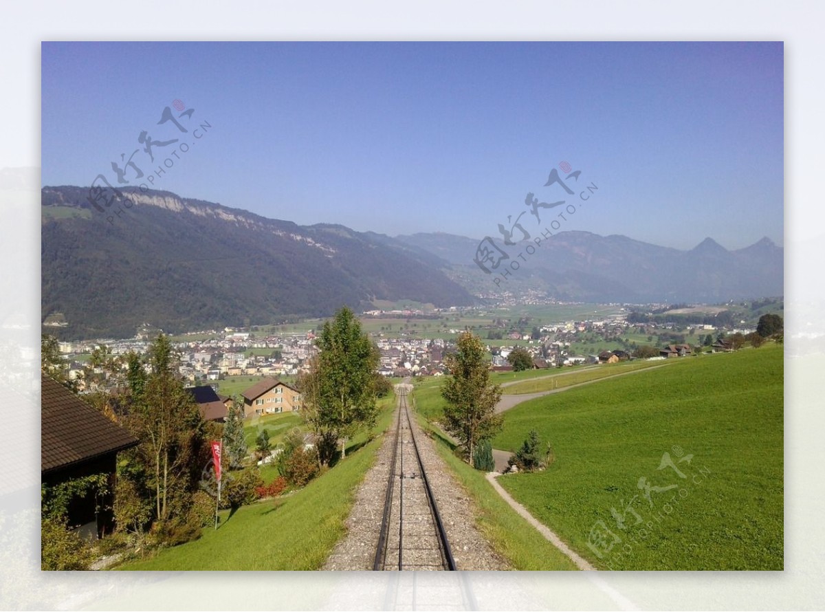 瑞士山地风光图片