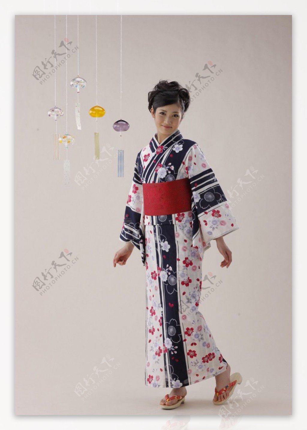 日本传统和服展示图片