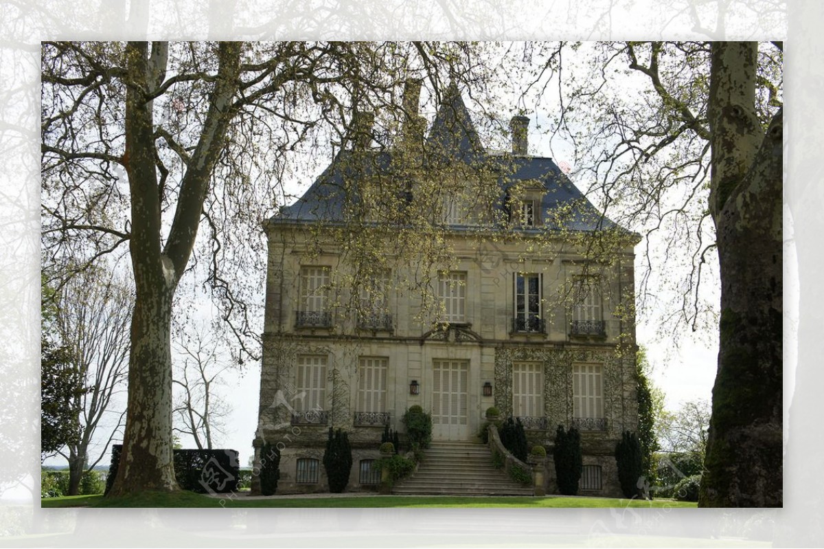 法国城堡酒庄图片