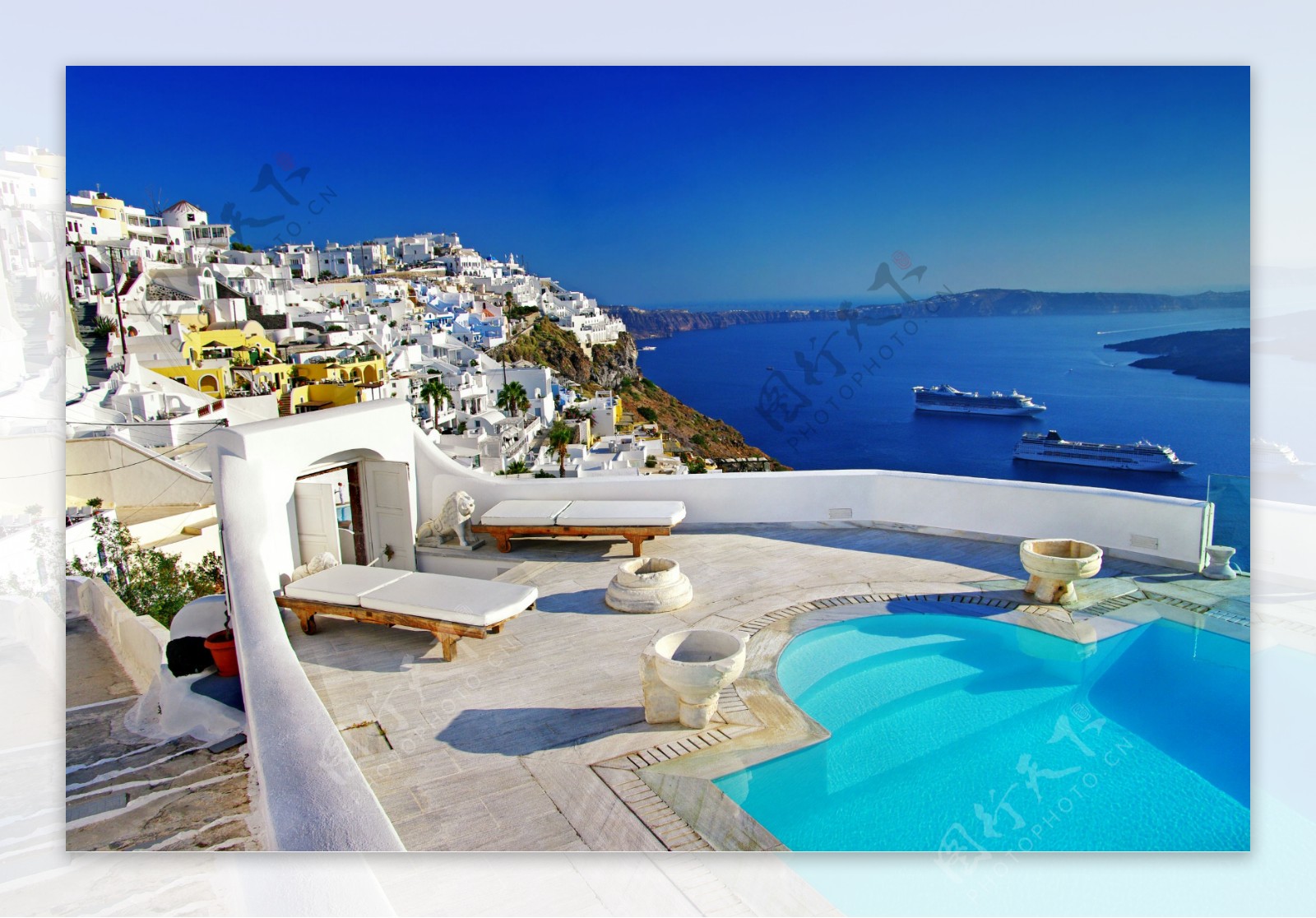 希腊爱情海图片