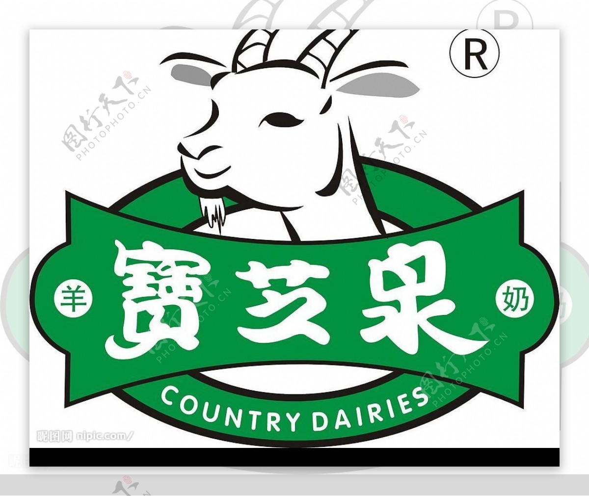宝芝泉羊奶标志图片