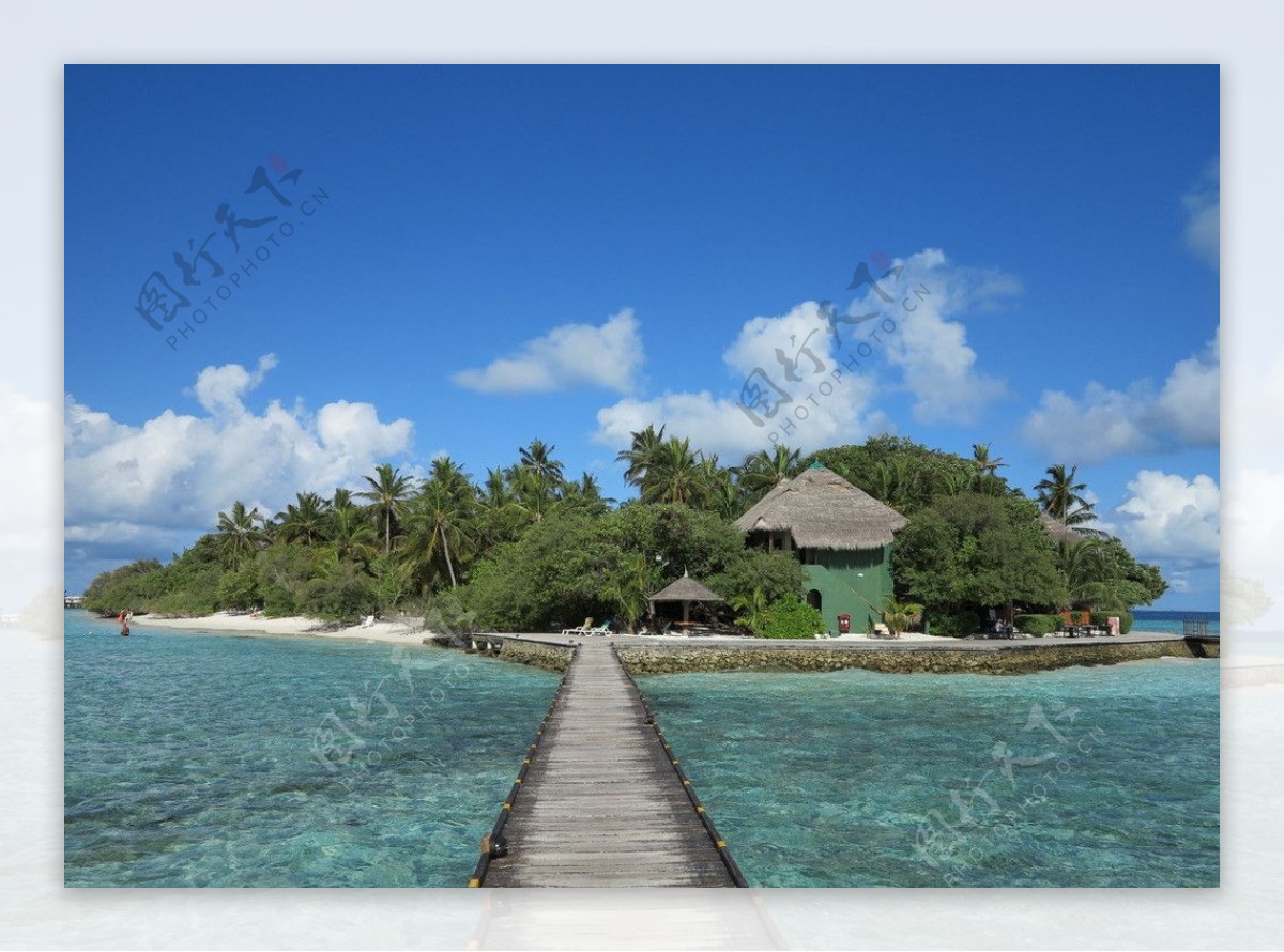 马尔代夫小岛图片