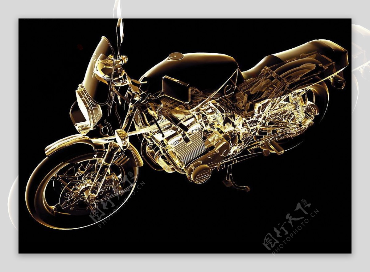 X光摩托车图片