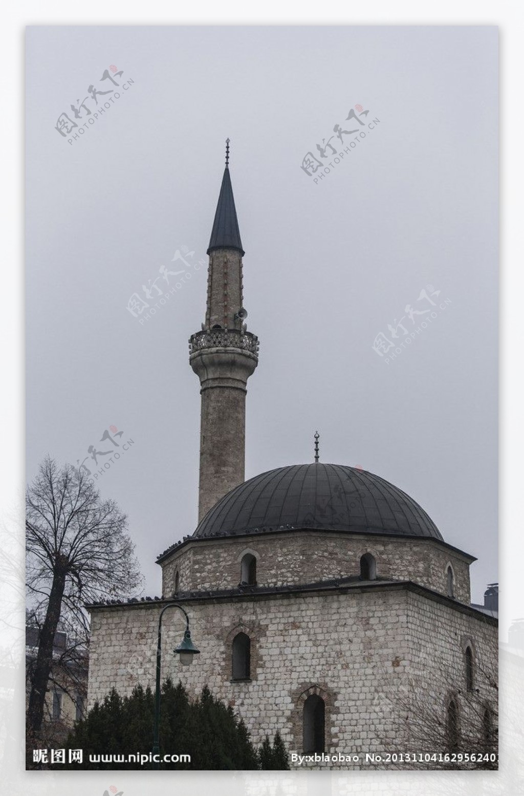 白色清真寺图片