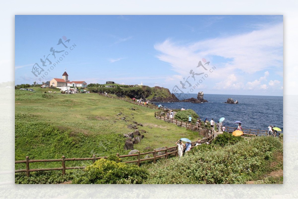 韩国济州岛涉地岬图片