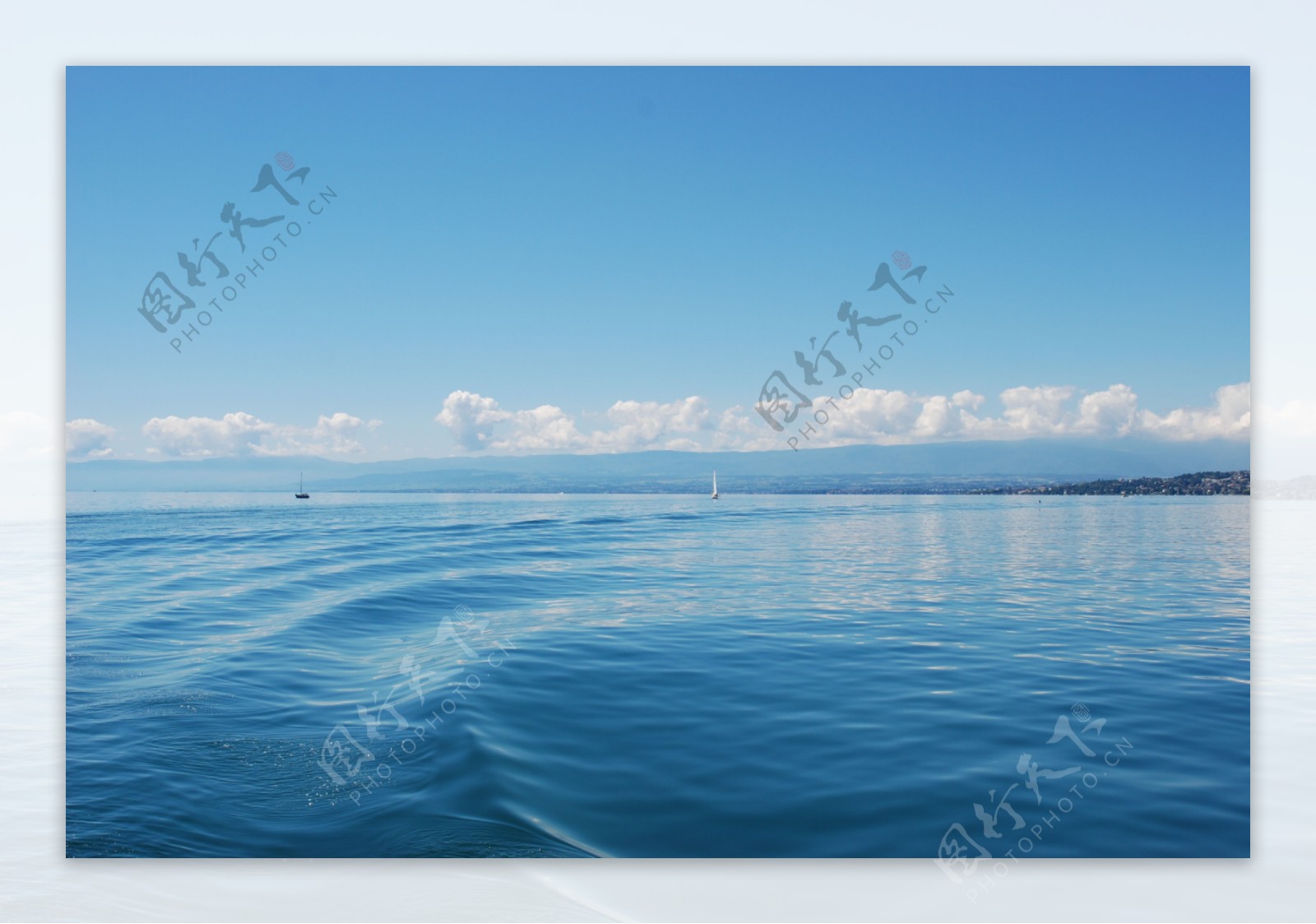 纯净的日内瓦湖图片